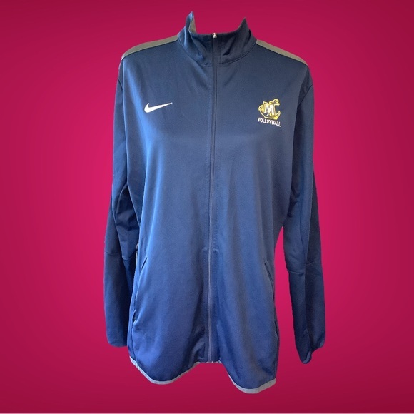 Nike Jackets & Coats Nike Womens Epic Knit Jacket Navy Euc Poshmark